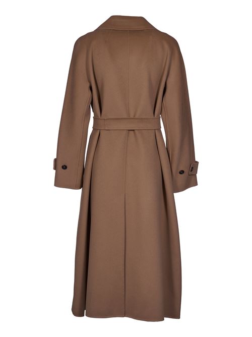 Camel Ebony Long Coat 'S MAX MARA | 2429016103600045